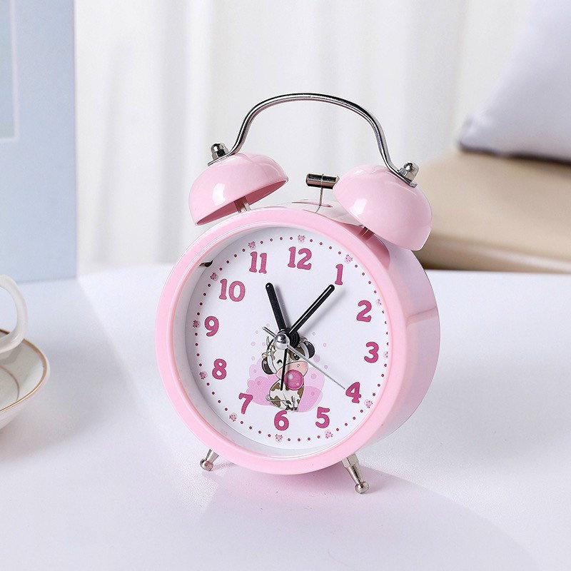 Đồng Hồ Báo Thức Để Bàn Có Chuông Reo Và Đèn LED