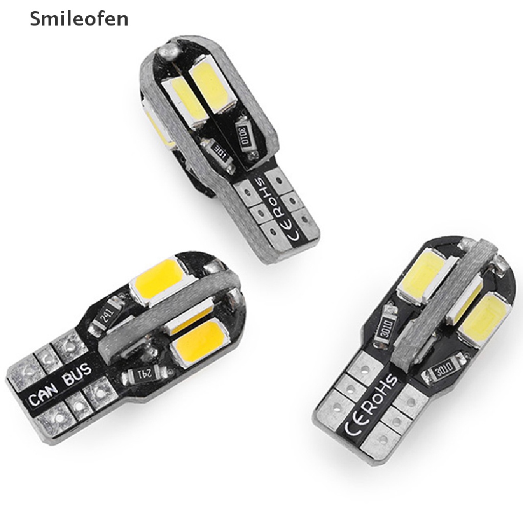 Set 10 Đèn LED W5W T10 Canbus 5730 SMD Chuyên Dụng Cho Xe Hơi