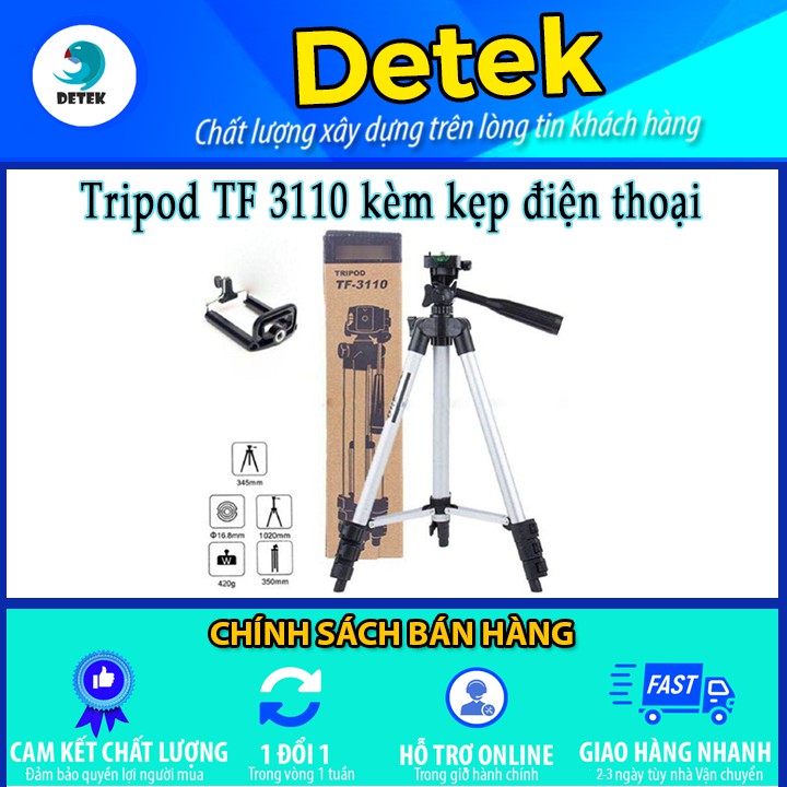 Chân giá đỡ chụp hình tự sướng livestream Tripod TF 3110 3120 3366 các loại kèm kẹp điện thoại