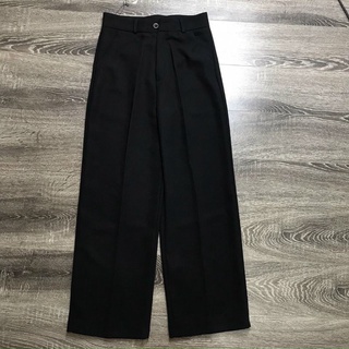 Quần ống rộng cạp cao dáng suông hot trend siêu hack dáng chân dài- Quần culottes phong cách hàn quốc