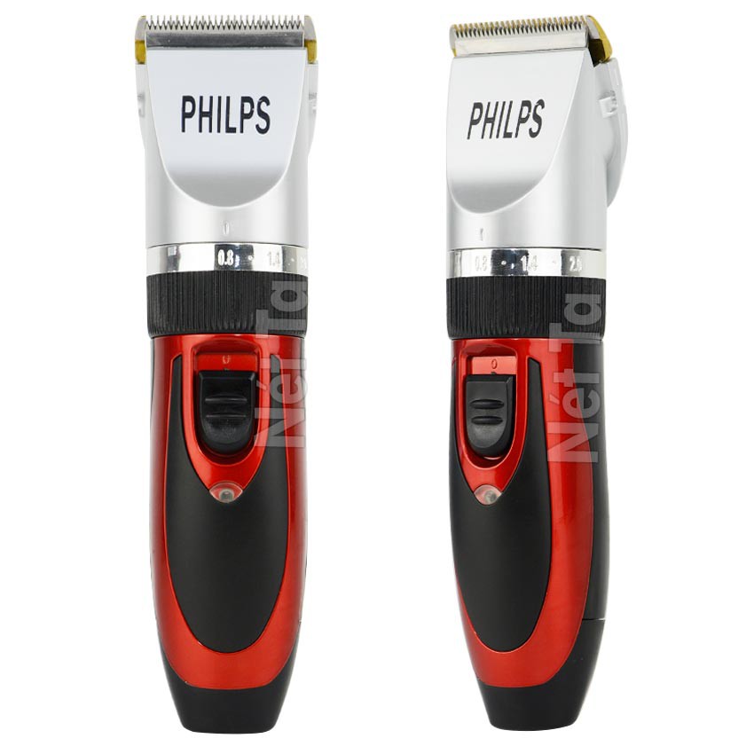 Tông đơ cắt tóc không dây theo 1 pin thay thế sử dụng cho salon và gia đình kèm theo 1 pin thay thế PHILPS 928