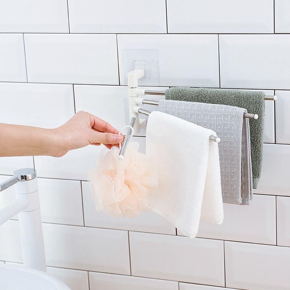 Giá Treo Khăn Tắm 4 Ống Gắn Tường Tiện Dụng