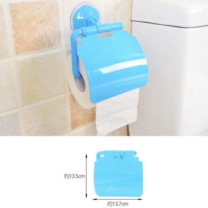 Móc Treo Cuộn Giấy Vệ Sinh Hít Tường Tiện Dụng