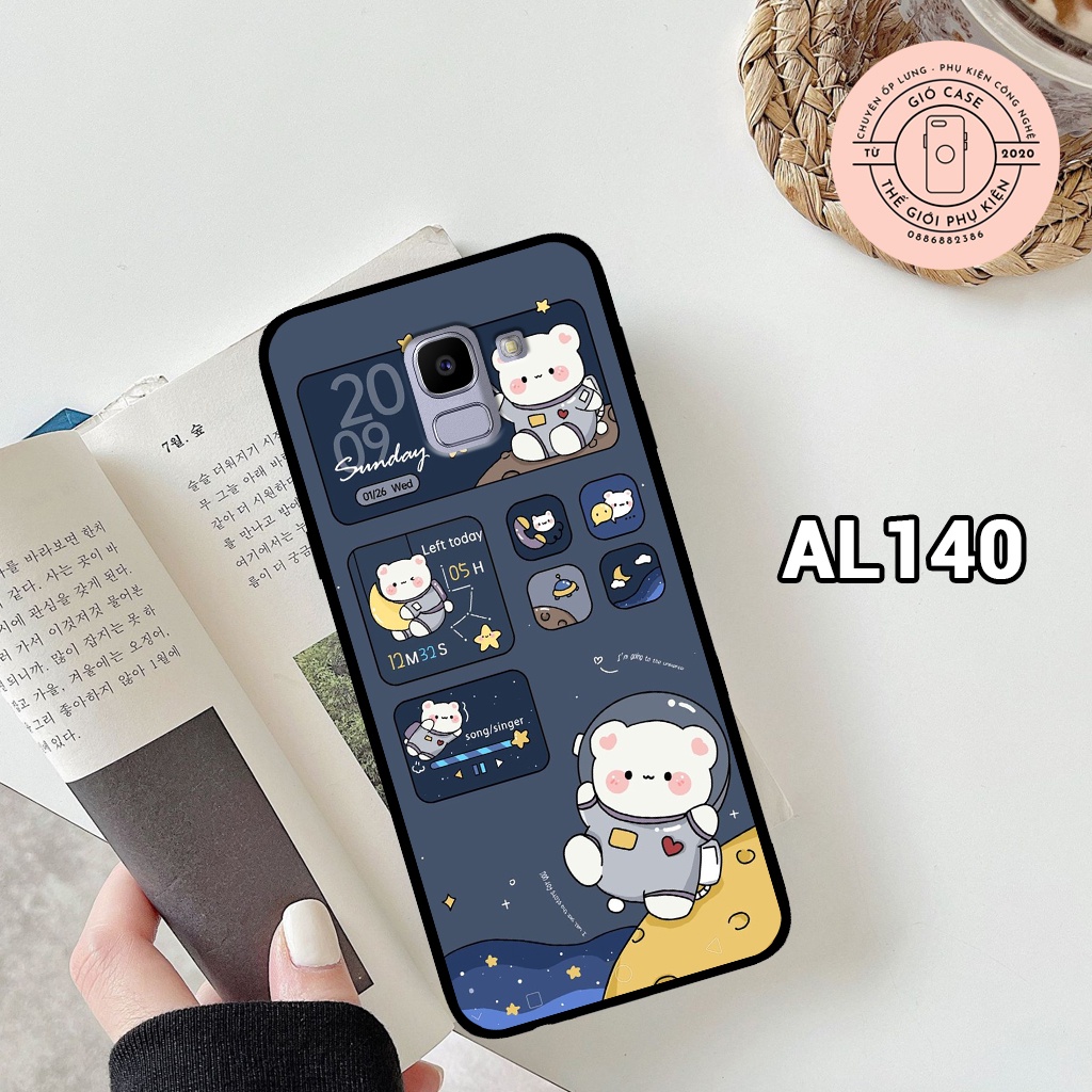 Ốp lưng SAMSUNG A8 2018/ J6 hình phi hành gia độc đáo siêu hot,bền đẹp – ốp nhựa chống trầy,chống va đập