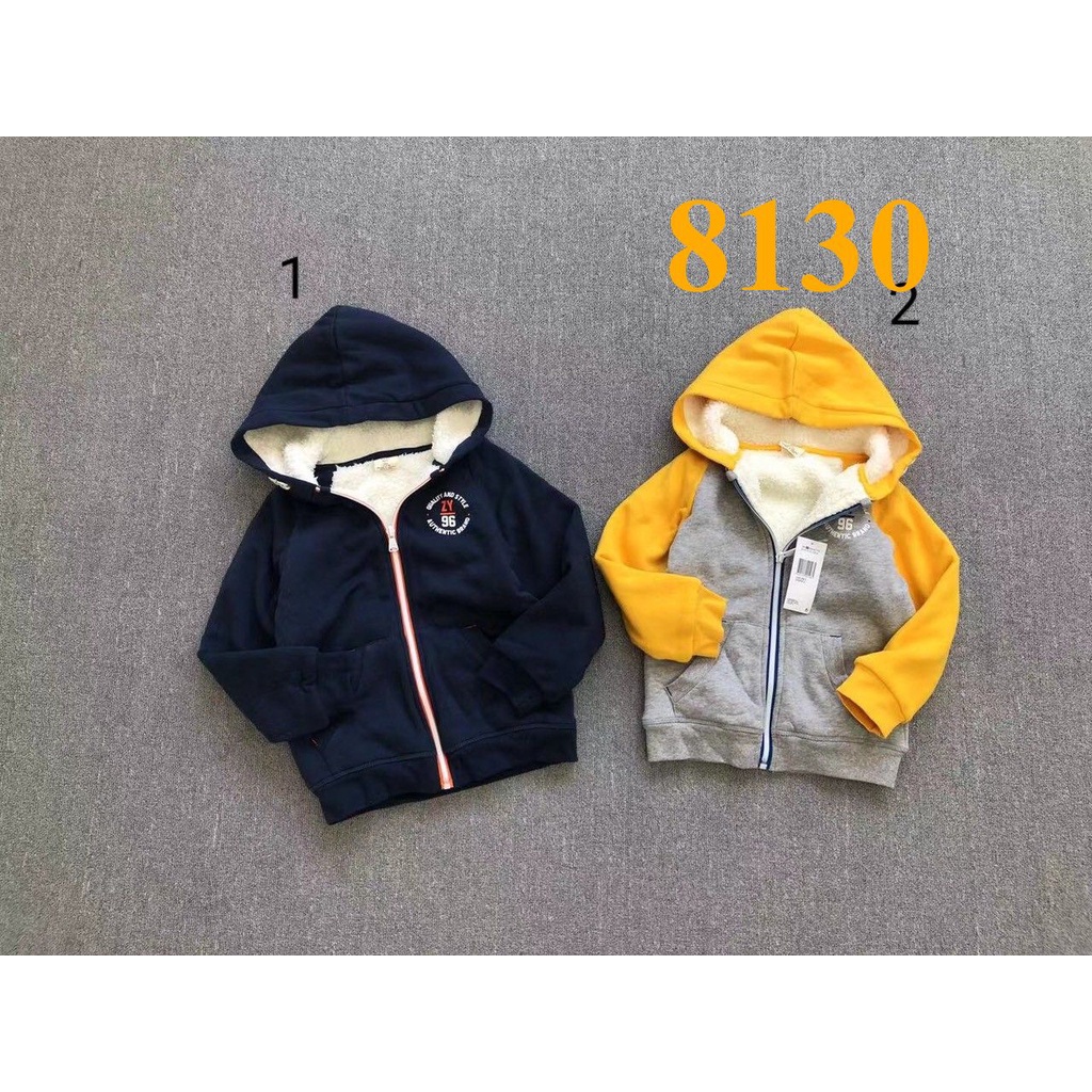 SALE 200K * Mã 8130: Áo khoác nỉ xuất dư (1010) - Các màu như hình - Size: 3 đến 10 tuổi - Giá: 200K/C - - - - - - - - -