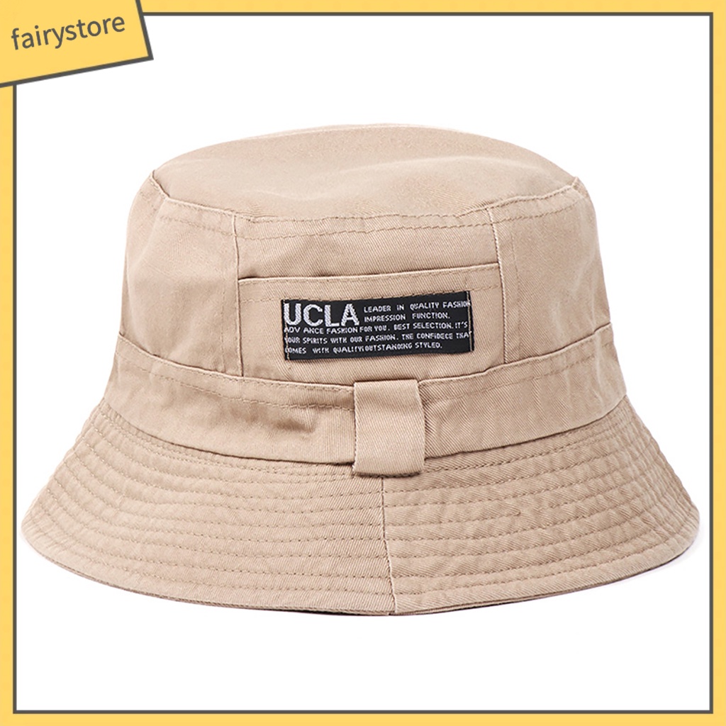 Mũ xô bằng vải in họa tiết chữ đẹp mắt cho cả nam và nữ