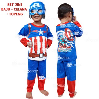 Bộ đồ hóa trang Captain America 3 trong 1 cho bé