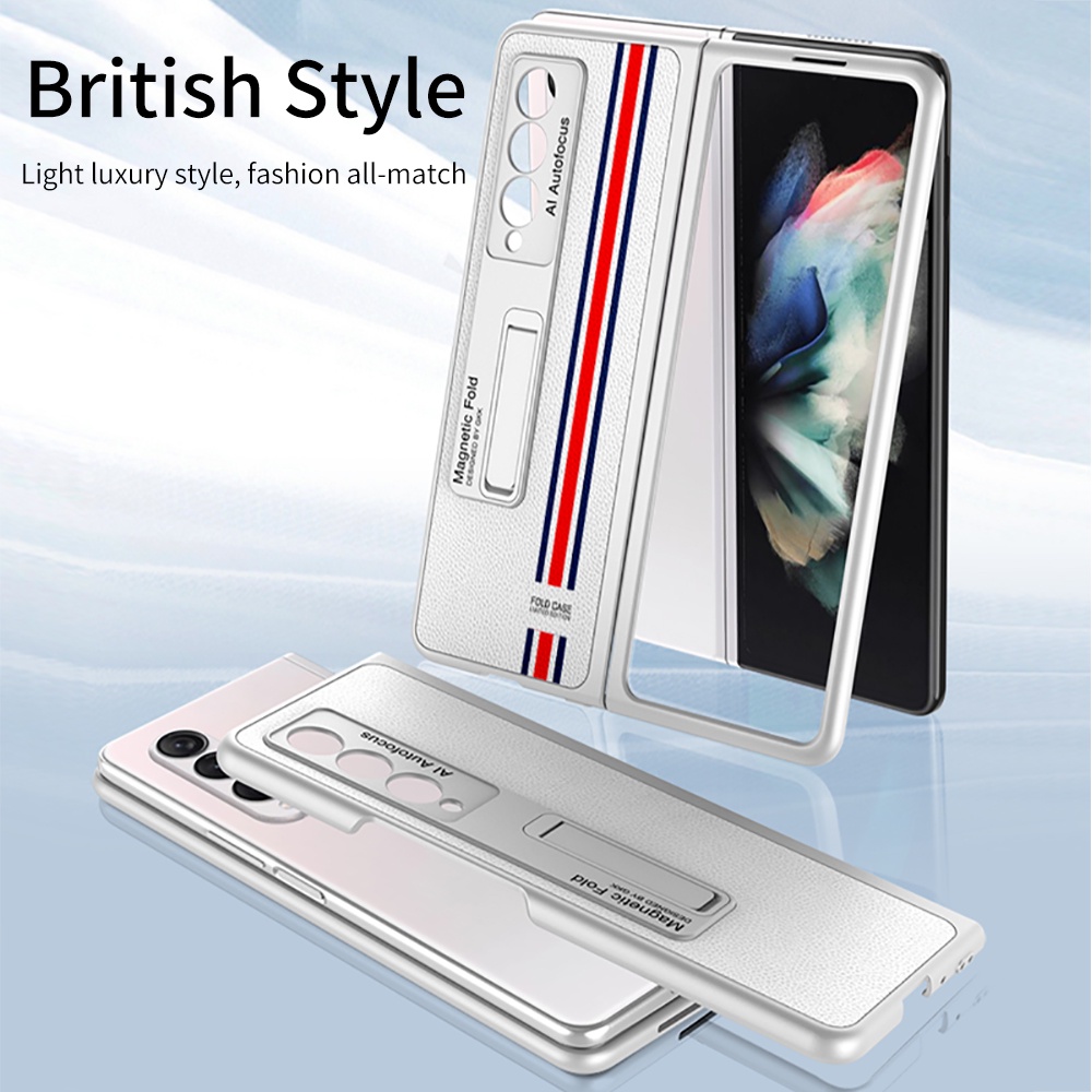 Bao Da Điện Thoại Siêu Mỏng Dạng Gập Thời Trang Phù Hợp Cho Samsung Galaxy Z Fold3