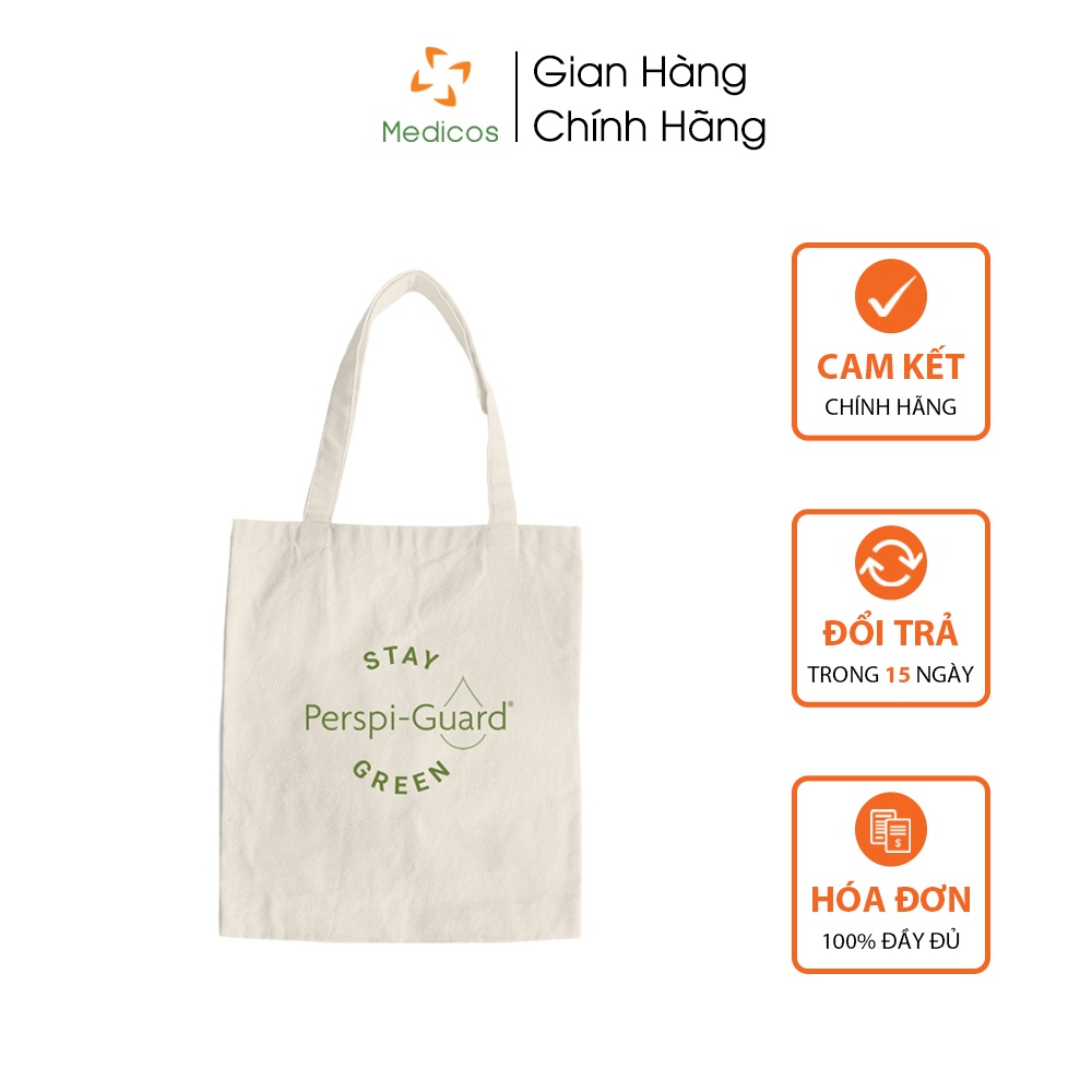 [Quà tặng] Túi Canvas Tote Perspi-Guard Vintage Xinh Xắn