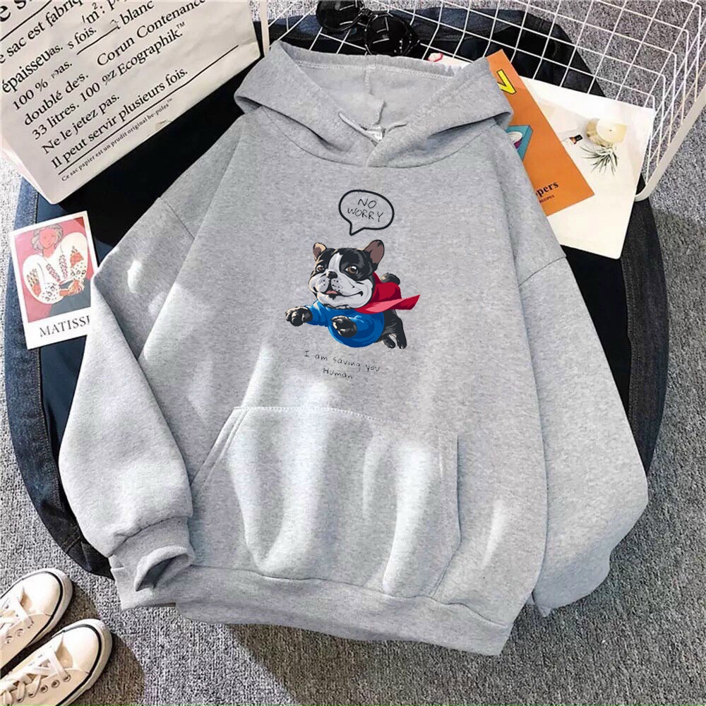 Áo Hoodie nam nữ hình in Pet chất lượng, chất nỉ bông dày dặn William - DS179