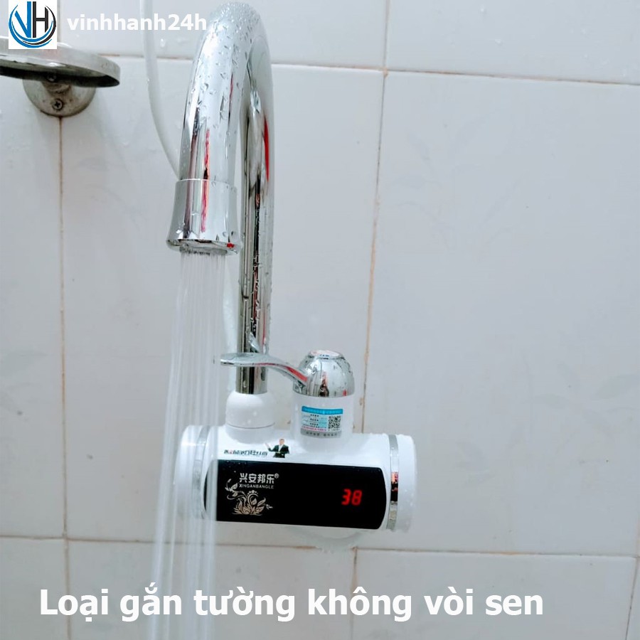 Máy nước nóng lạnh trực tiếp tại vòi mini gắn chậu và gắn tường có vòi sen tắm