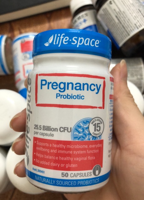 Men vi sinh Life Space Pregnancy Probiotic hỗ trợ thai kỳ Úc 30 viên