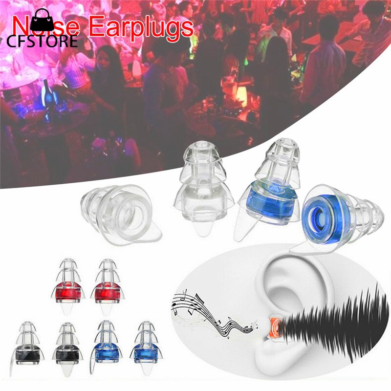 Cặp nút bịt tai cách âm bằng gel silica giúp ngủ ngon tiện dụng