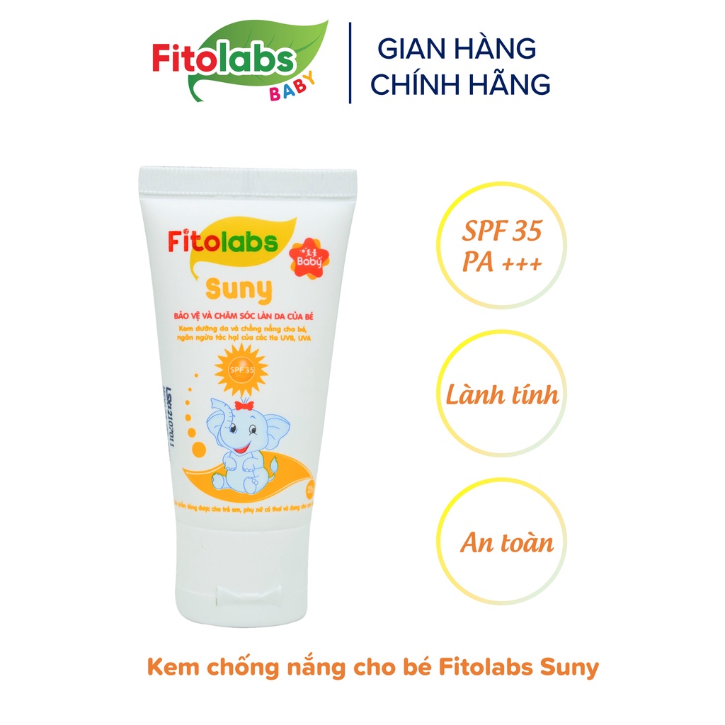 Kem chống nắng trẻ em fitolabs suny spf 35, pa+++ thành phần an toàn - ảnh sản phẩm 3