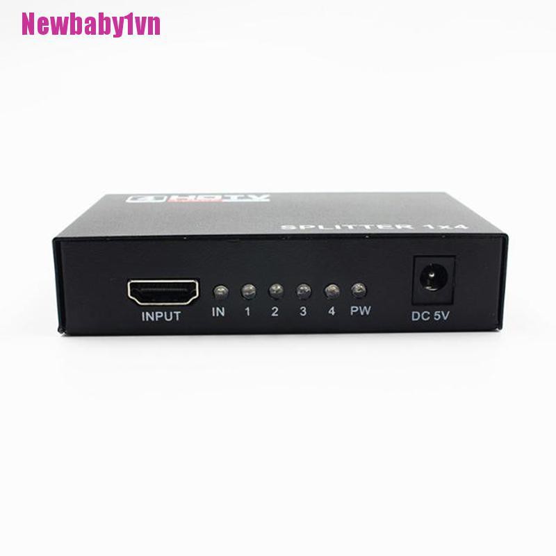 Bộ Chia 4 Cổng HDMI Full HD 1X4 V1.4 3D 1080p 1 Trong 4
