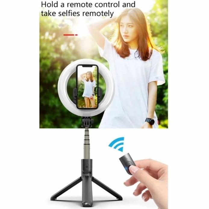 Gậy Tự Sướng Bluetooth Có Đèn LED Sạc USB Chất Lượng Cao