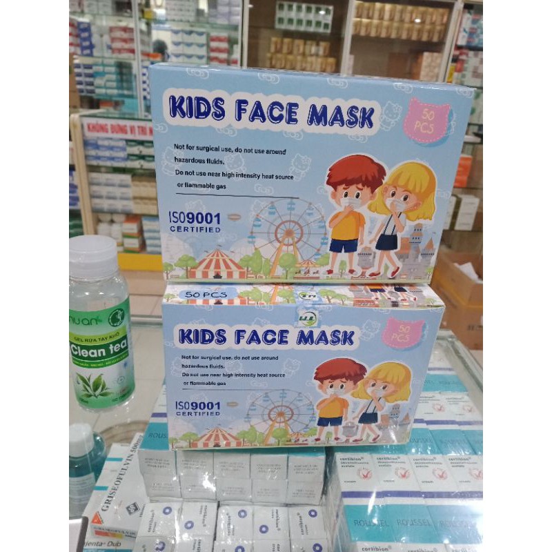 Khẩu Trang Trẻ Em Kids Face Mask [ Hộp-50 chiếc]