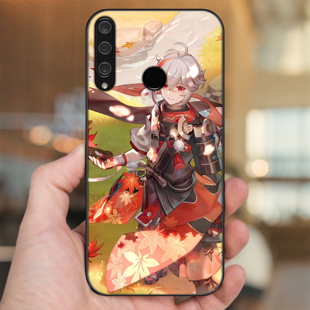 Ốp lưng Huawei Y6P viền đen in hình Kazuha Genshin Impact