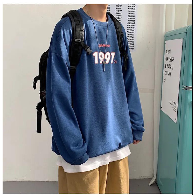 Áo sweater tay dài dáng rộng phong cách Hàn Quốc thời trang mùa thu mới 2021 cho nữ | BigBuy360 - bigbuy360.vn