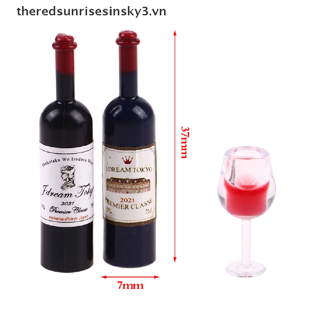 Set 5 Ly Rượu / Bia Đồ Chơi Búp Bê Cỡ 1 / 12