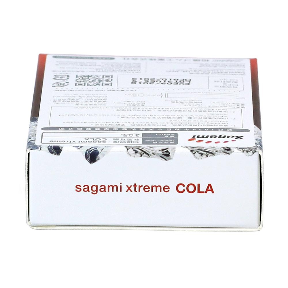 Bao Cao Su Siêu Mỏng Hương Cola Sagami Xtreme - Xuất Xứ Nhât Bản - Hộp 3 Bao