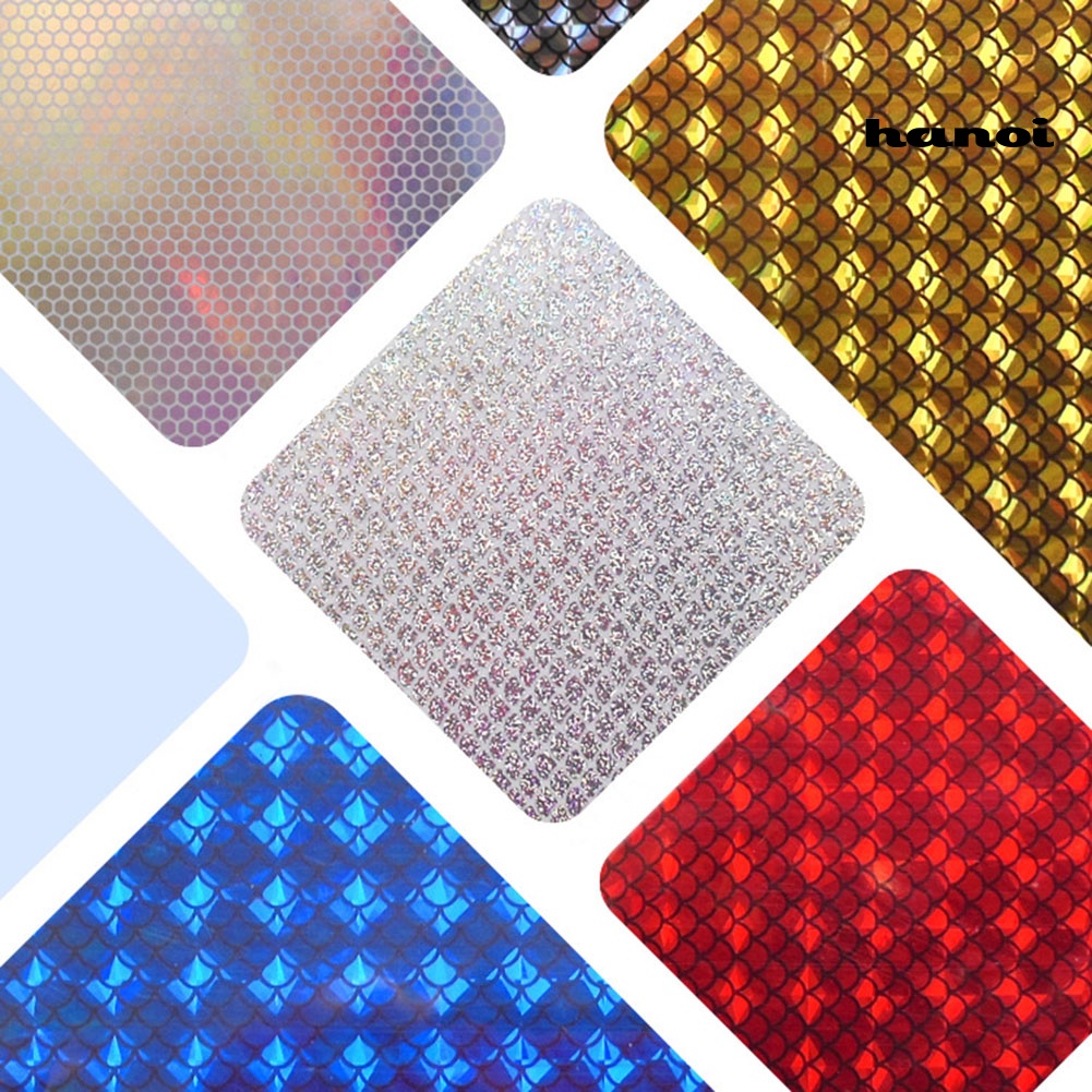 Bộ 2 miếng dán màu holographic dùng làm mồi câu cá
