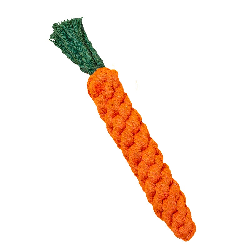 Đồ Chơi Dây Thừng Cotton Bện Thắt Nút Cỡ Nhỏ Và Vừa Để Mài Răng Và Giảm Đau Cho Thú Cưng