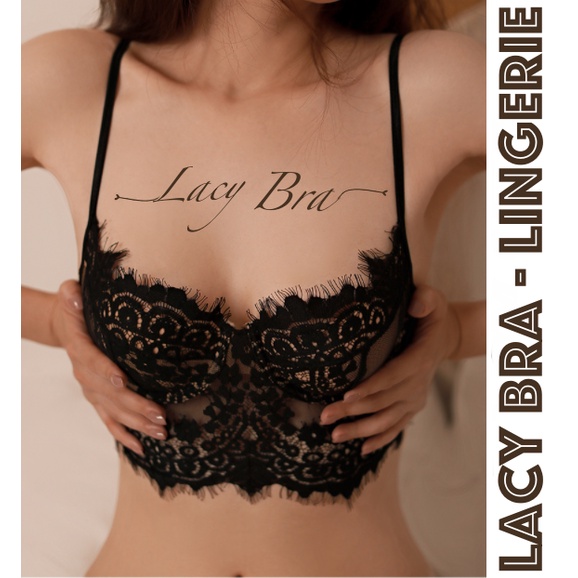 Áo Bralette Ren Mỏng Sexy Có Gọng Nâng Đẩy Ngực Lacy Bra - AL30 | BigBuy360 - bigbuy360.vn