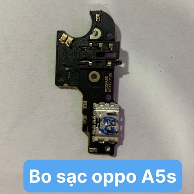 Cụm đuôi sạc, Bo sạc, chân sạc, micro, oppo A5s zin theo máy