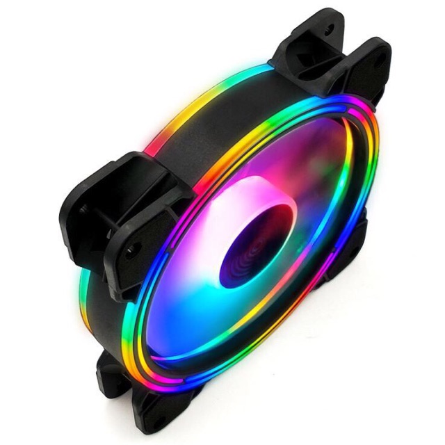 [Quạt Tản Nhiệt] Fan Case Led RGB Coolmoon K2 - Không Cần Hub 12cm