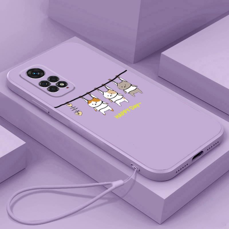 Ốp lưng redmi note 11 4g xiaomi redmi note 11s redmi note 11 pro 5g Ốp Điện Thoại Silicone Mềm Hình Mèo LSMM01 Cho redmi note 11 4g xiaomi redmi note 11s redmi note 11 pro 5g viền vuông cute