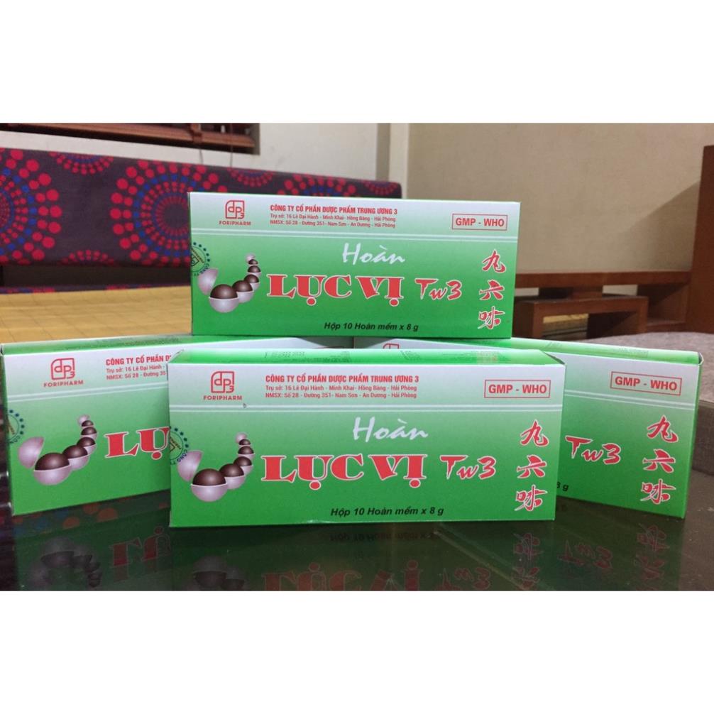Hoàn lục vị TW3 giúp tư âm, bổ thận, nhuận phế hộp 10 hoàn mếm
