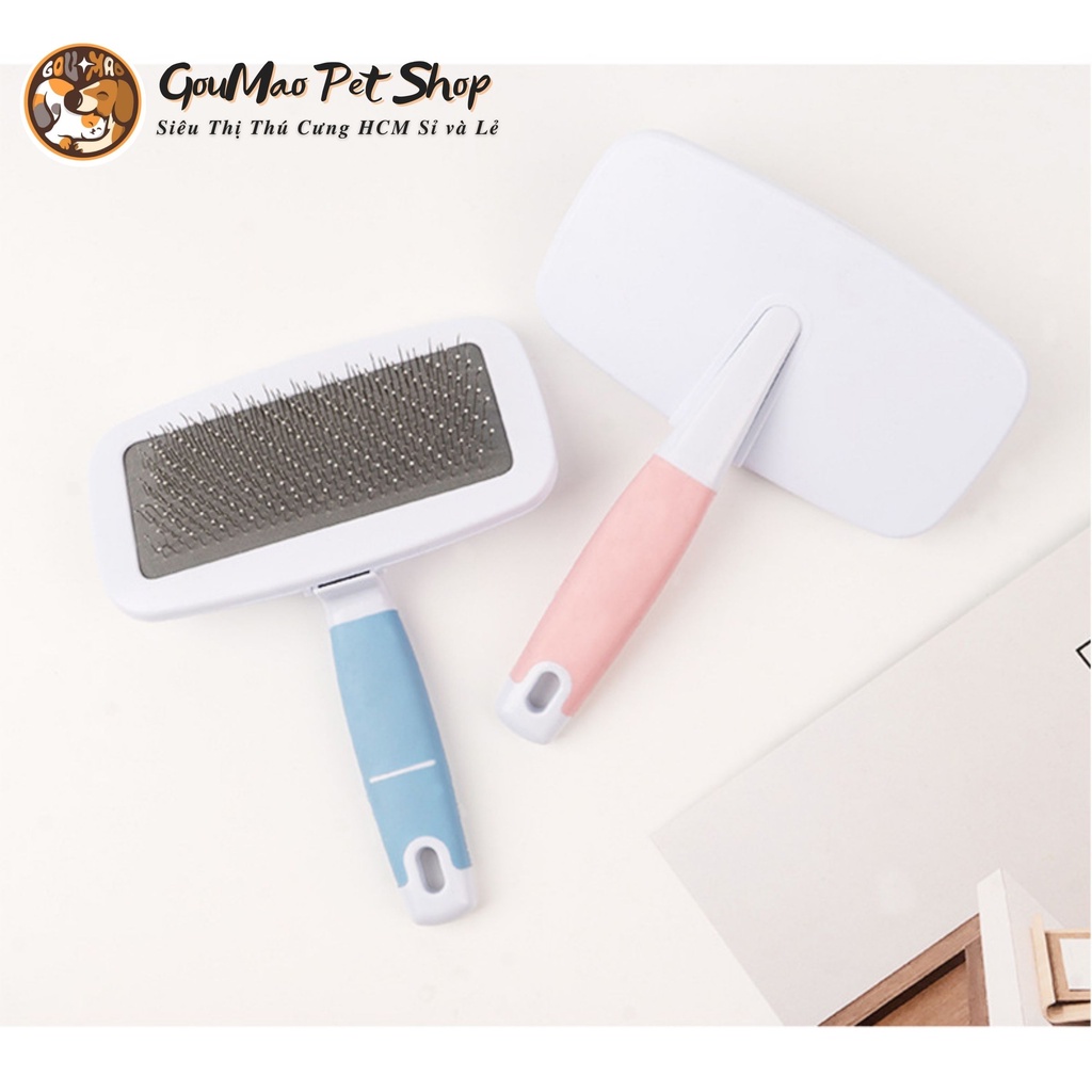 💖 LƯỢC CHẢI LÔNG CHO CHÓ MÈO TẶNG KÈM LƯỢC NHỎ - Goumao pet 💖