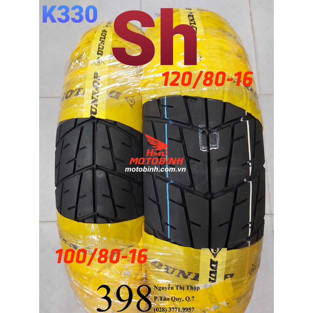 Lốp mâm/niềng size 16 hiệu Dunlop dành cho xe Sh Mode, SH