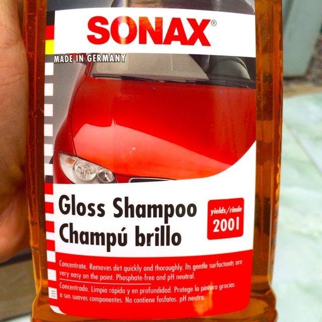 Nước Rửa Xe Sonax Gloss Shampoo Concentrate - Chai 1 Lit