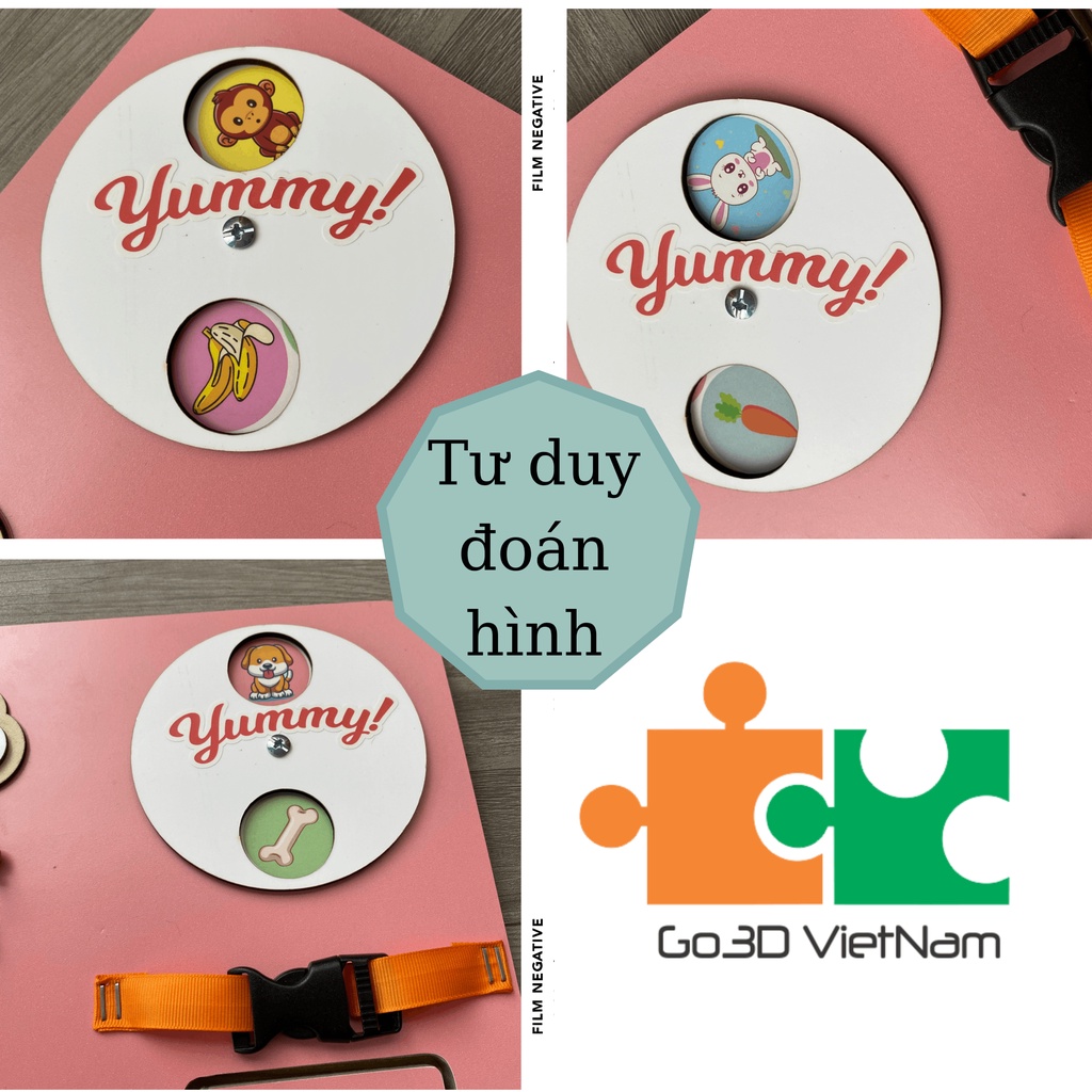 Busy board, Bảng bận rộn, Sensory board cho con gái