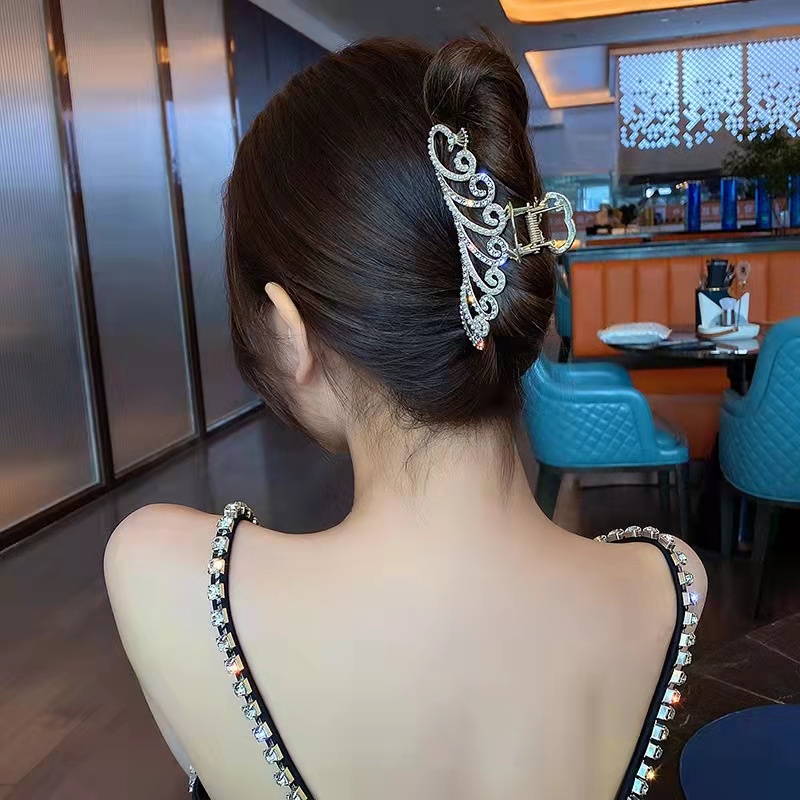 Kẹp Tóc Hình Chim Công Thời Trang Hàn Quốc