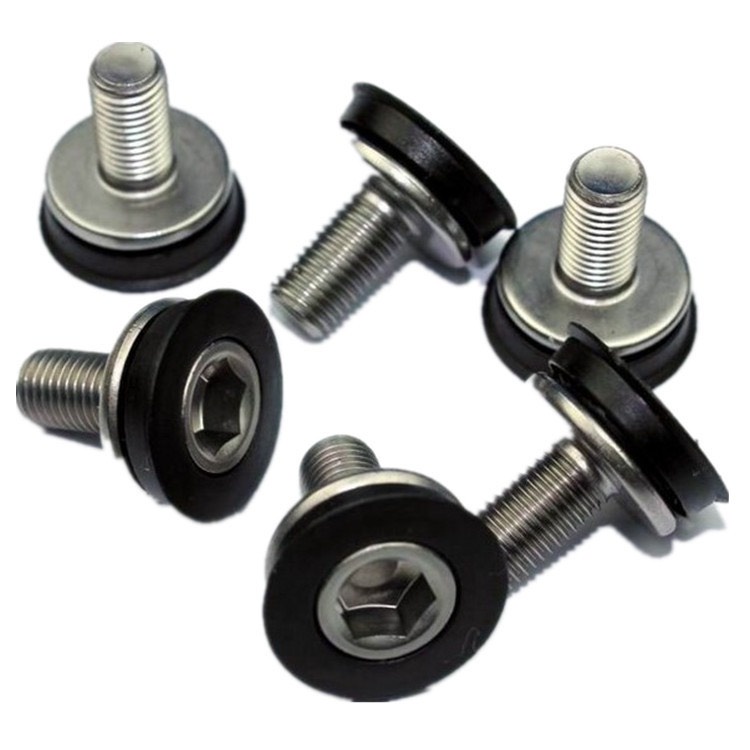 Ốc chống nước đùi đĩa xe đạp thể thao lục chìm M8x15