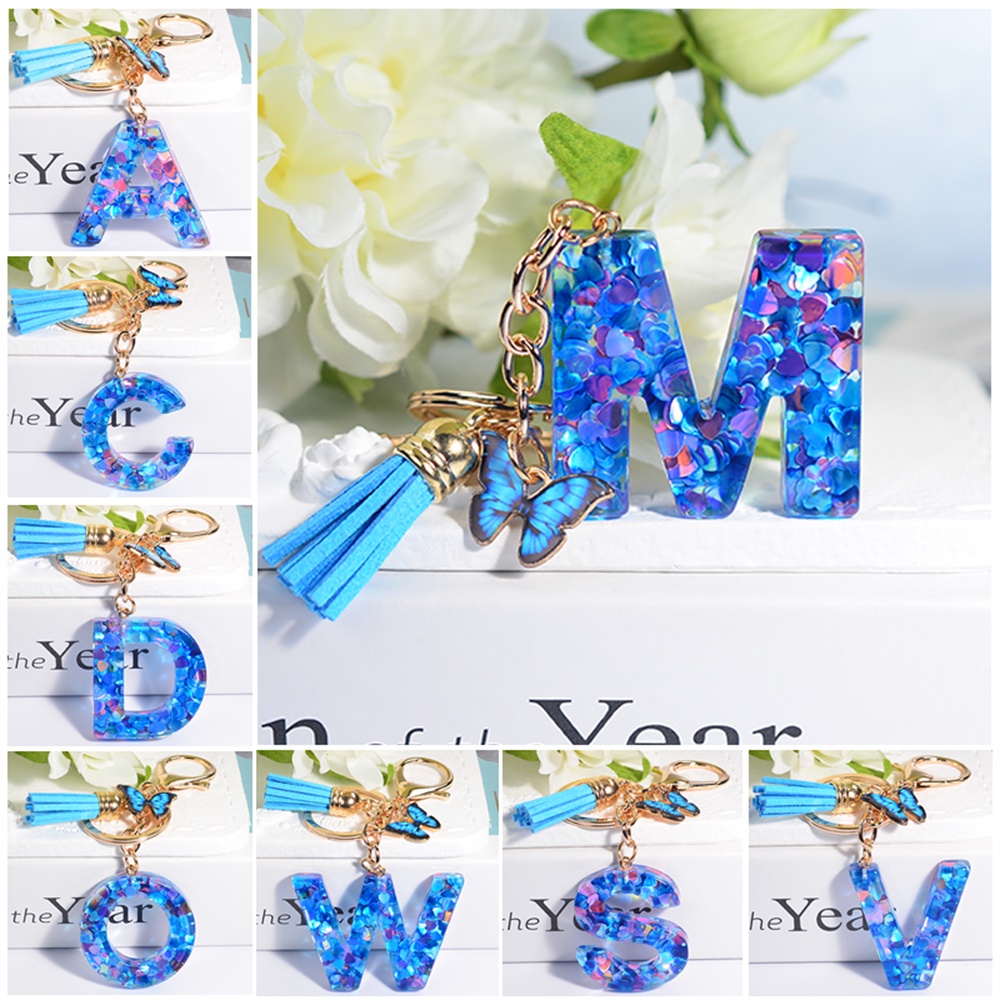 Móc Khóa 26 Chữ Cái Thời Trang Cho Nữ