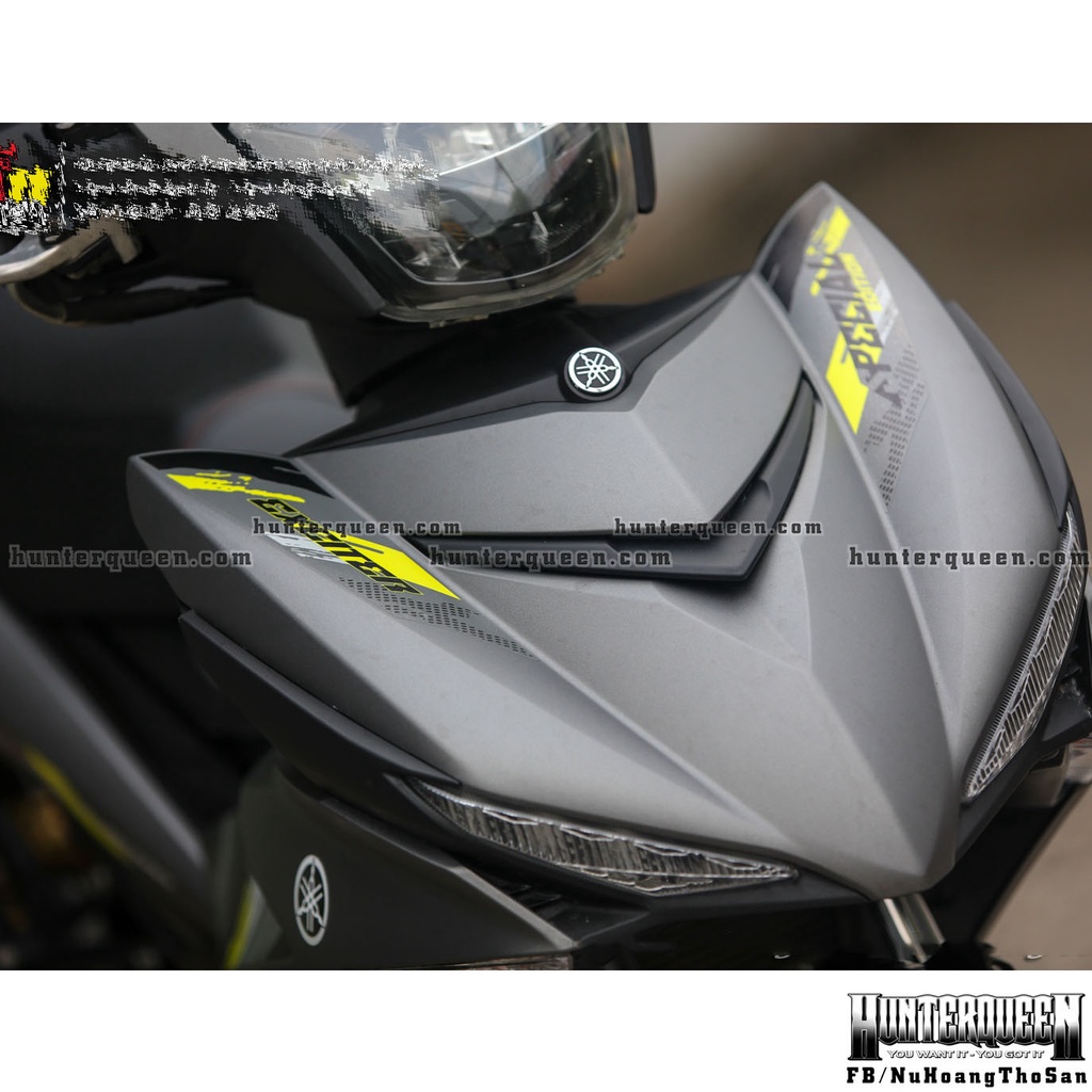 Tem rời cao cấp mới nhất 2022. Decal vàng chanh dán xe Exciter 150 màu xám. Không bay màu, bong tróc