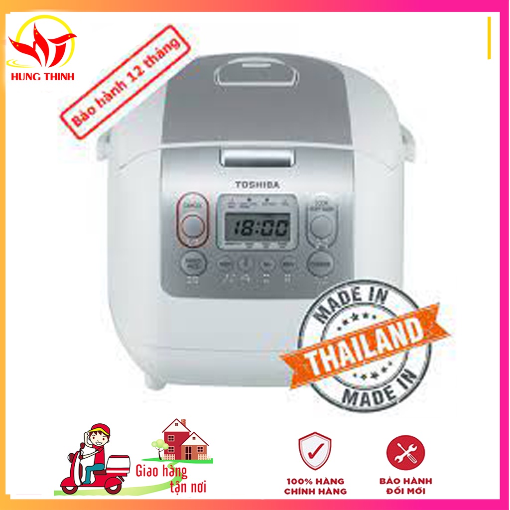 ☂✜♦Nồi cơm điện Toshiba RC-10NMFVN(WT) (nồi 1lít)/ RC-18NTFV(W) 1,8 lít) hàng chính hãng made in THÁI LAN