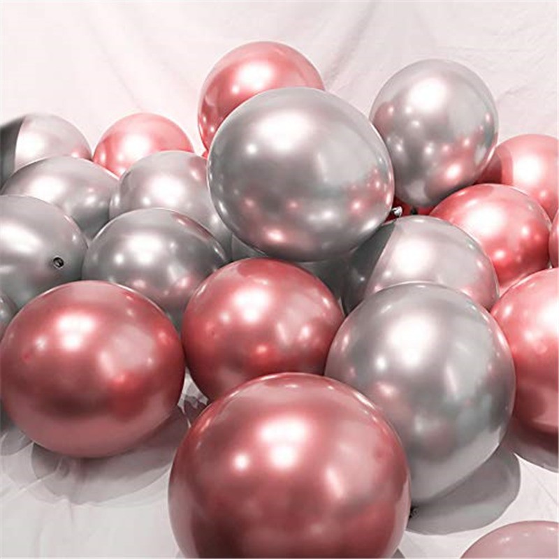 50 Bong bóng 12 Inch trang trí tiệc nhiều màu sắc tùy chọn