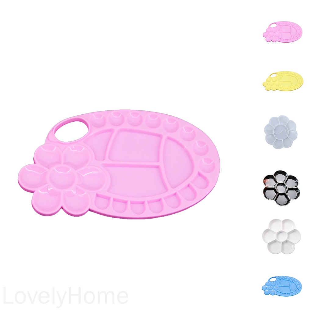 Khay pha màu nước bằng nhựa cho người lớn và trẻ em