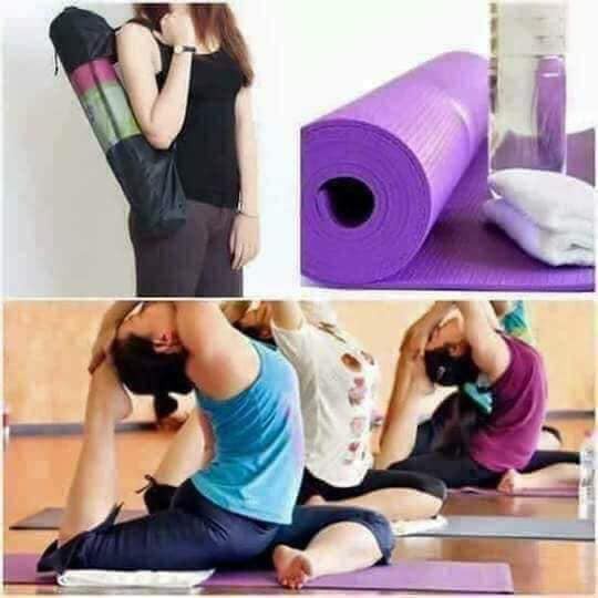 Thảm xốp yoga, Thảm Tập Yoga Xốp  chất liệu xốp cao su tổng hợp siêu mềm, chống thấm nước, chống trơn trượt