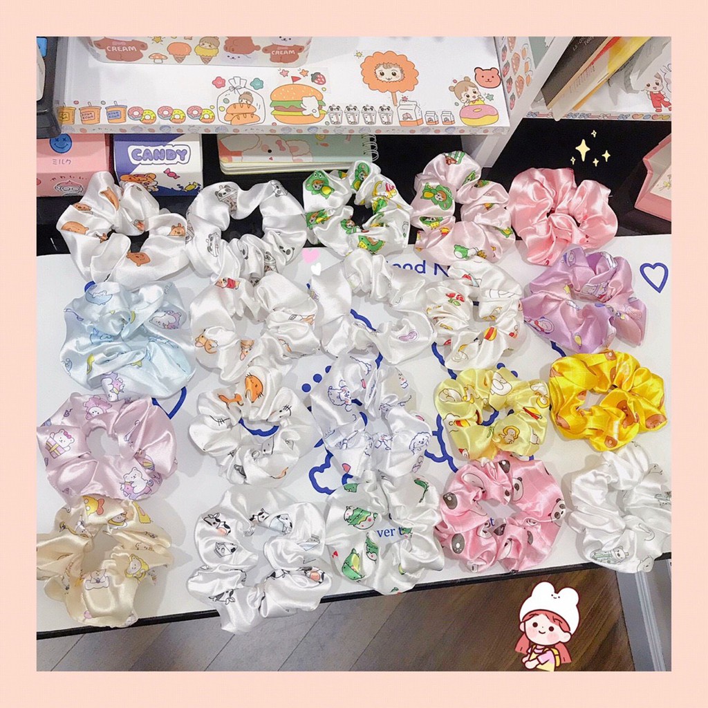 Cột Tóc Scrunchies Hình Siêu Xinh 🥰