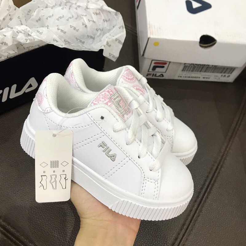 Giày Sneakers Fila Kid Bé Gái Authentic 💯%