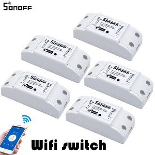 5 Công Tắc Điều Khiển Sonoff Basic Wifi Không Dây