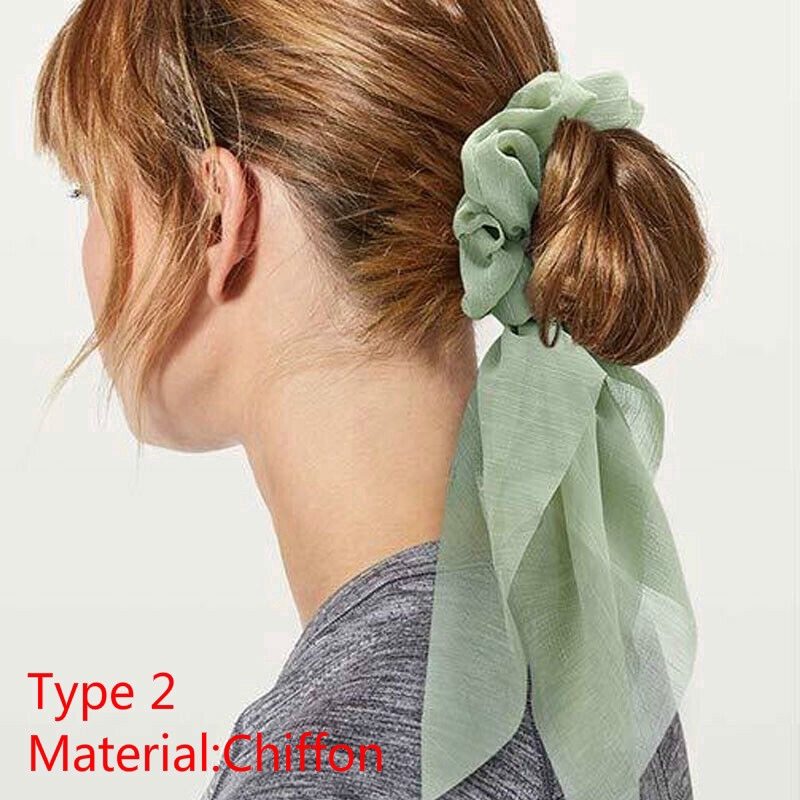 Dây Buộc Tóc Đính Nơ Xinh Xắn Cho Nữ