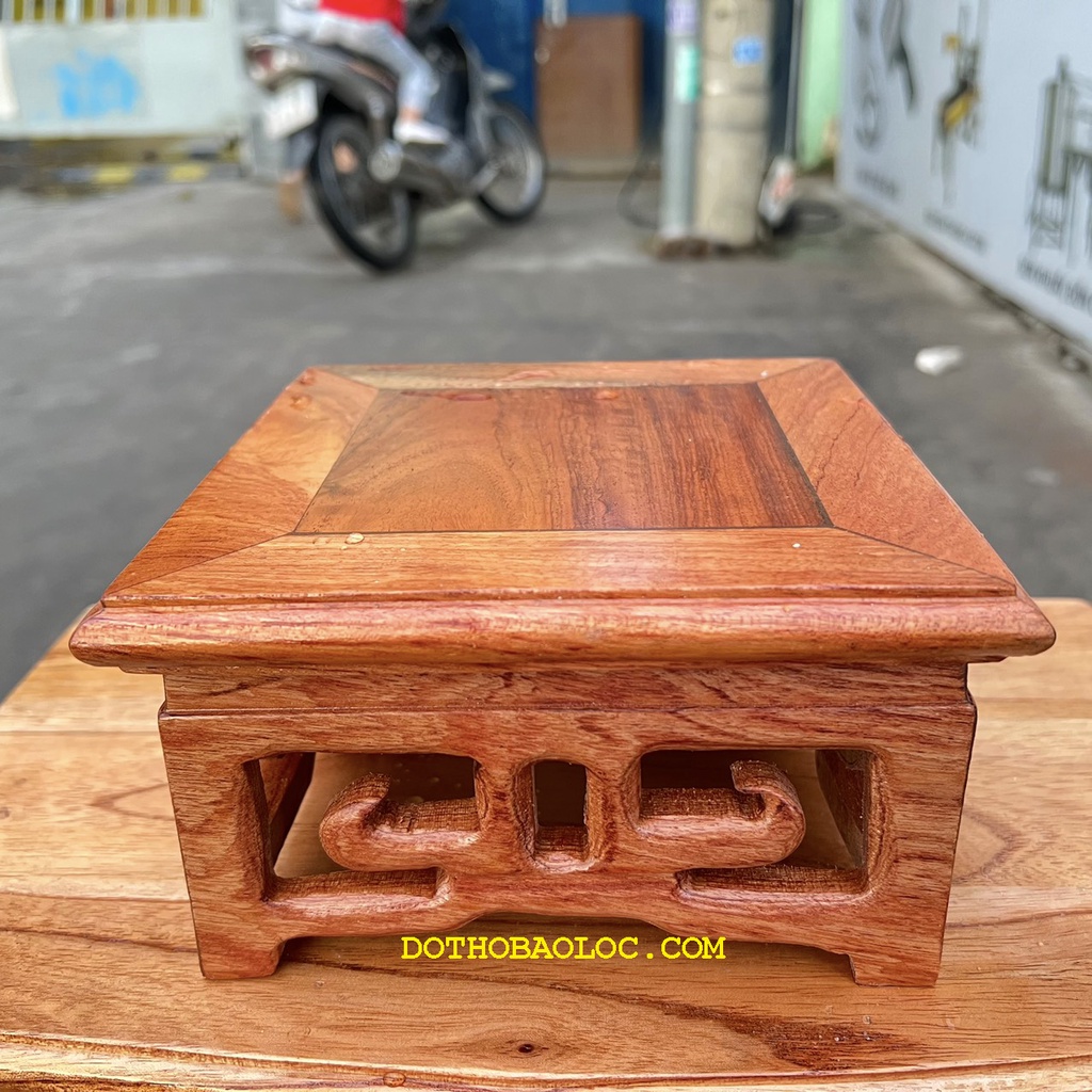 Đôn gỗ hương kê tượng chắc chắn bền bỉ 2 cỡ