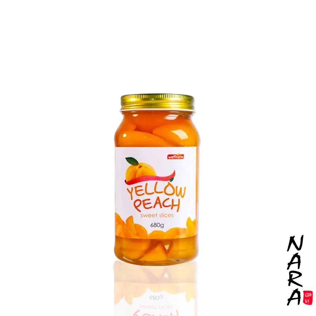 Đào Ngâm Hàn Quốc 680G ( Đào Vàng NONGWOO)